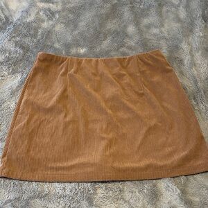 Halara Classic Tan Corduroy Skort